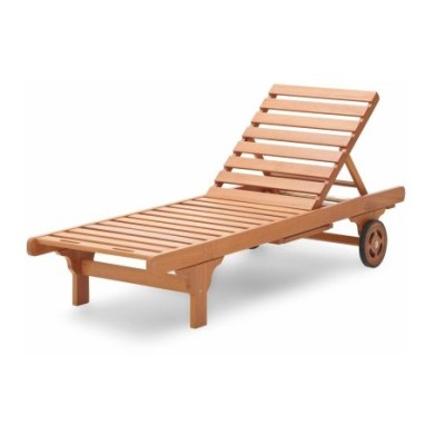 Ghế tắm nắng gỗ dầu loại 2