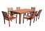 Bộ bàn ghế gỗ sân vườn bp027