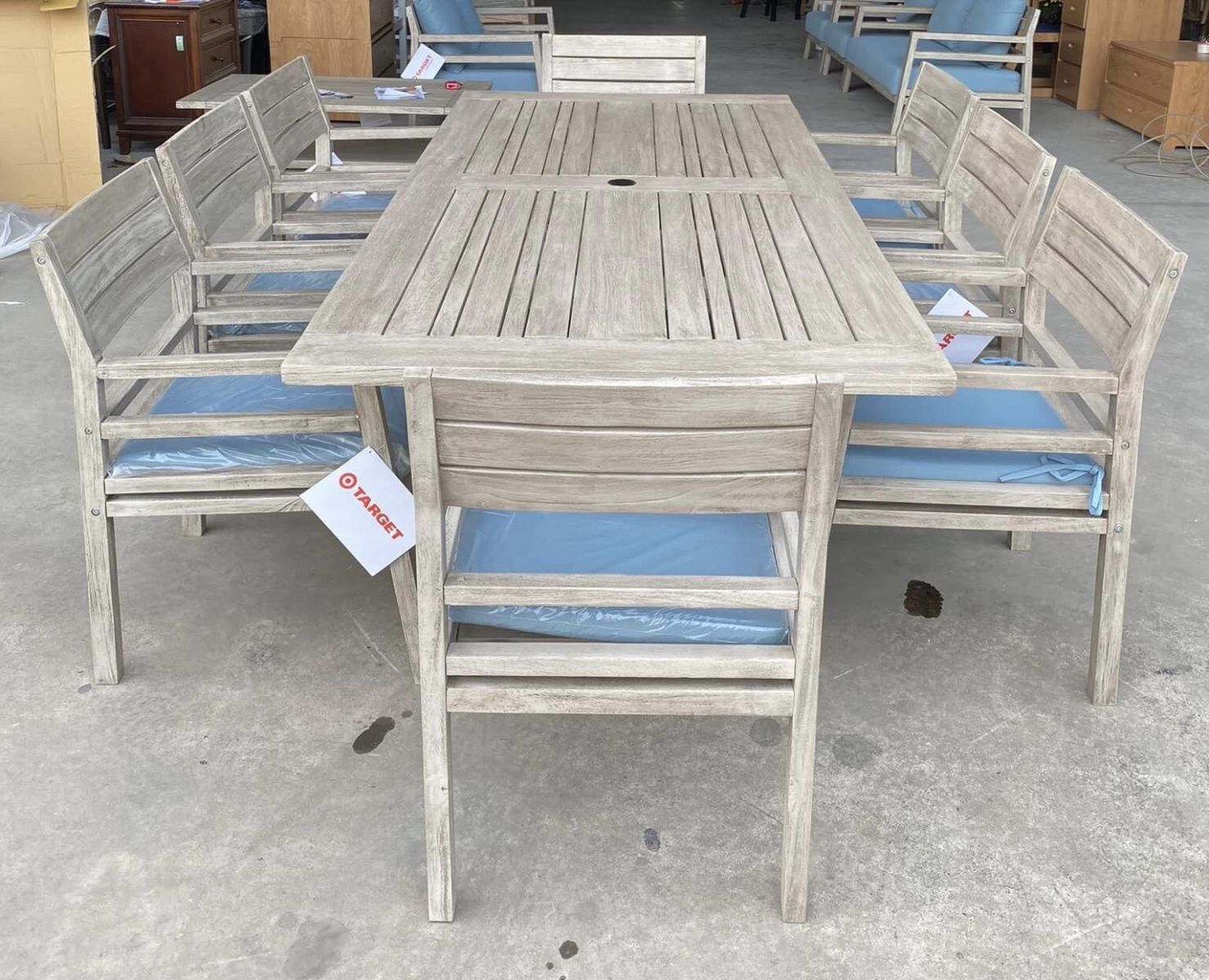 Bộ bàn ghế gỗ tràm solid 100%