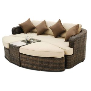 Bộ sofa giả mây ngoài trời