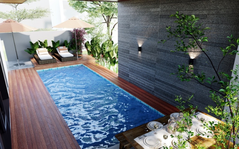 Yếu tố vị trí hồ bơi ảnh hướng đến chi phí xây dựng Yếu tố vị trí hồ bơi ảnh hướng đến chi phí xây dựng
