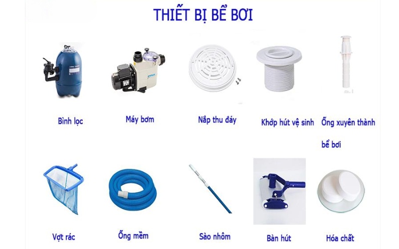 Các thiết bị hồ bơi cần thiết không thể bỏ qua Các thiết bị hồ bơi cần thiết không thể bỏ qua