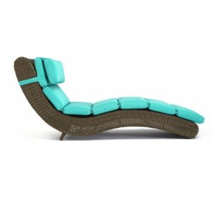 Ghế tắm nắng nhựa mây ngoài trời