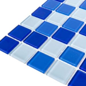 Glass mosaic tiles
