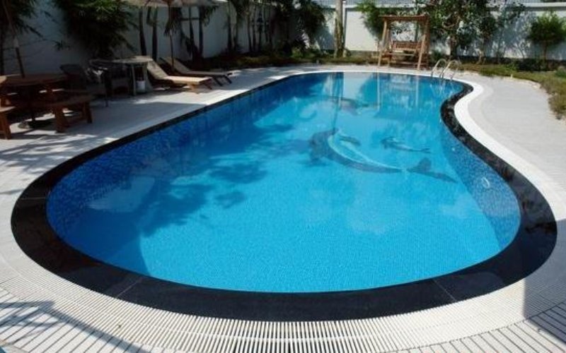 Mẫu hồ bơi hình oval Mẫu hồ bơi hình oval