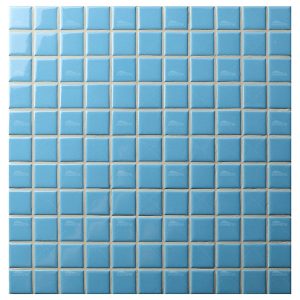 25x25mm Square Porcelain Classic Blue IGA3606,pool tile suppliers, 1x1 porcelain pool tile, blue mosaic swimming pool tiles