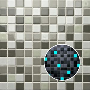 25*25mm Square Porcelain Glow in the Dark IOH6006,porcelain pool tiles, swimming pool mosaics designs, glow in the dark tile