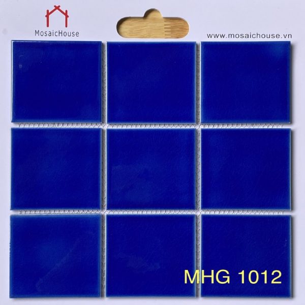 Gạch Mosaic Gốm Men Rạn 1 Lớp Xanh Dương