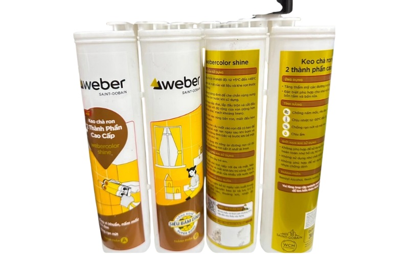 Các ưu điểm nổi bật của keo chà ron webercolor shine Các ưu điểm nổi bật của keo chà ron webercolor shine