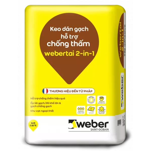 keo dán gạch webertai 2 in 1