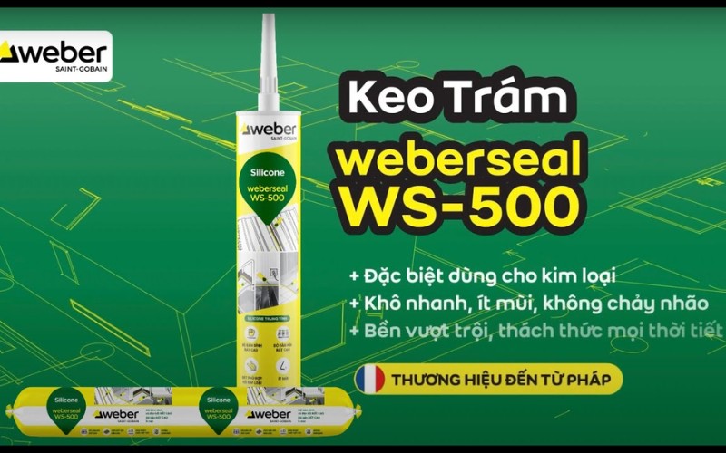 Tìm hiểu các đặc điểm nổi bật của keo trám weberseal WS-500 Tìm hiểu các đặc điểm nổi bật của keo trám weberseal WS-500