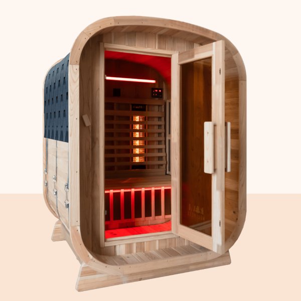 outdoor sauna 1 - Xông hơi hồng ngoại ngoài trời 2 người
