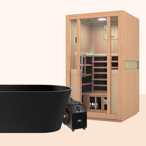 radiance sauna ice bath combo 156cec57 2612 42be a89e 1813ff98db76 - Bộ đồ chơi Contrast Therapy Käldr™ cho 2 người.