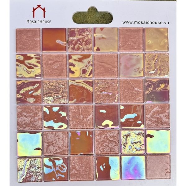 Gạch mosaic thủy tinh lấp lánh MH 7023