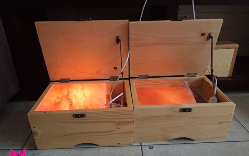 Sản phẩm hộp đá muối massage chân