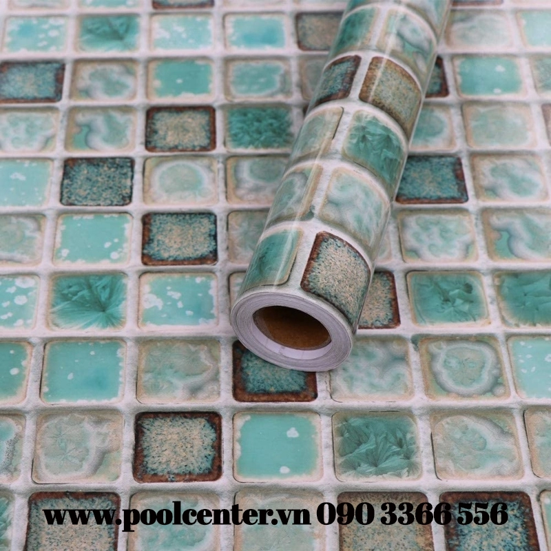 GẠCH MOSAIC HODE XANH LÁ PHA HỌA TIẾT GẠCH MOSAIC HODE XANH LÁ PHA HỌA TIẾT - Ảnh 4
