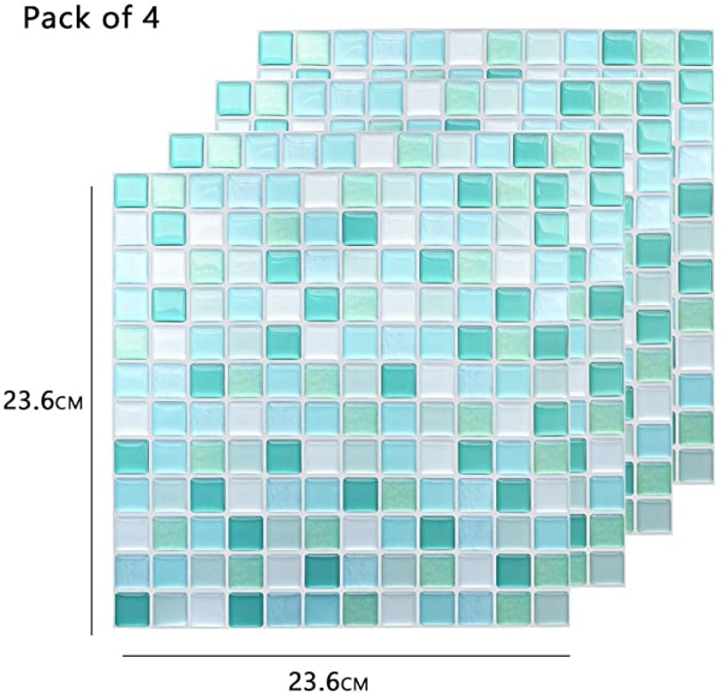 GẠCH MOSAIC HỒ BƠI 3D HYFANSTR XANH NHẠT GẠCH MOSAIC HỒ BƠI 3D HYFANSTR XANH NHẠT - Ảnh 2