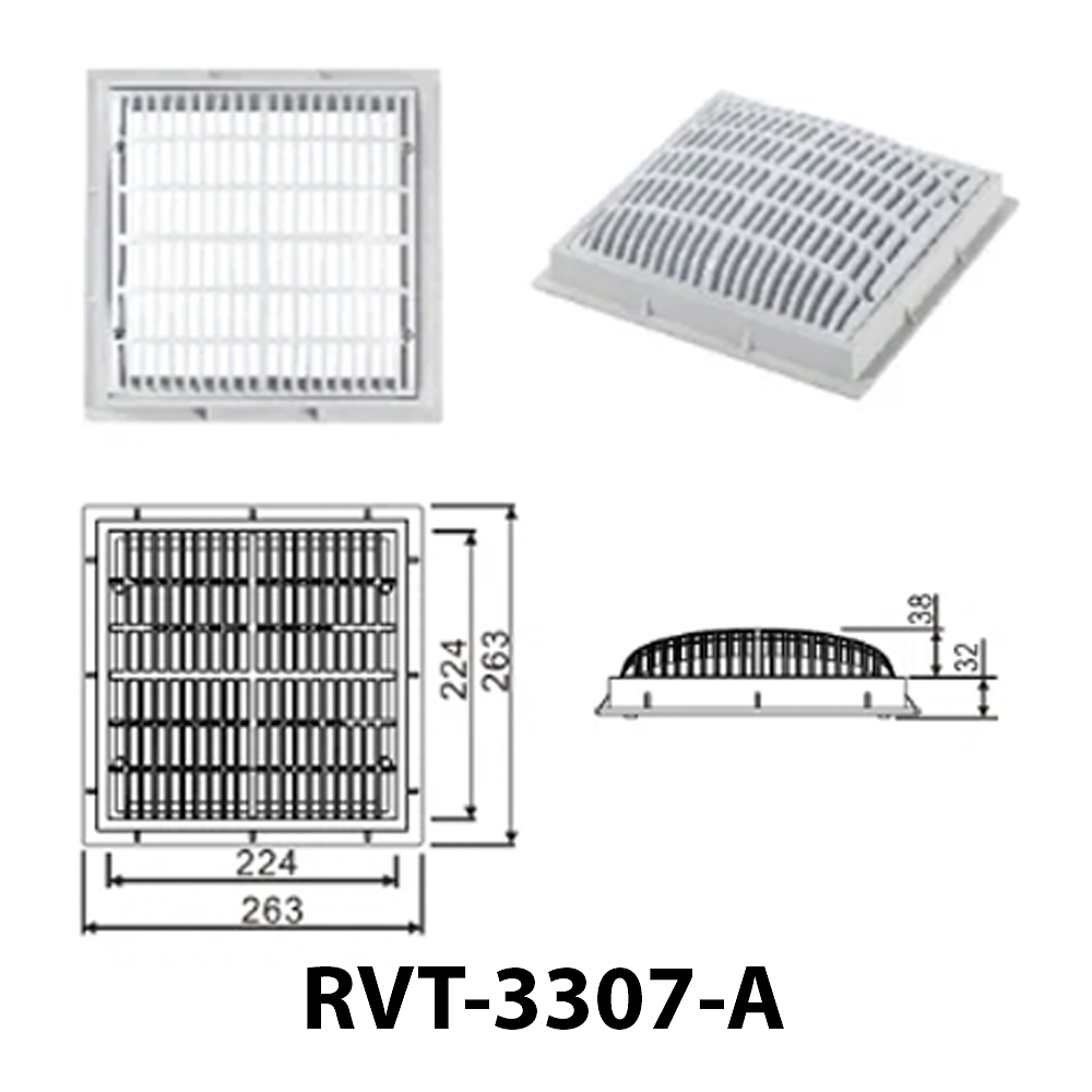 Nắp che xả đáy lọai vuông RVT3307-A -Rivington Anti-Suction Main Drain Cover 9" Nắp che xả đáy lọai vuông RVT3307-A -Rivington Anti-Suction Main Drain Cover 9" - Ảnh 3