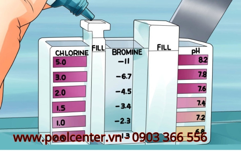 HỘP TEST NƯỚC HỒ BƠI HÃNG MINDER HIỆU QUẢ Chuyên cung cấp thiết bị hồ bơi cao cấp