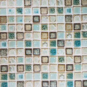 GẠCH MOSAIC HODE XANH LÁ PHA HỌA TIẾT