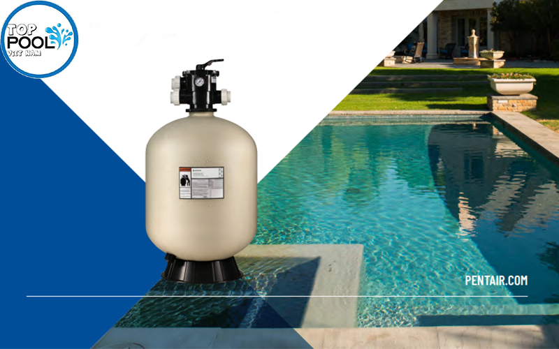 Bình lọc cát hồ bơi Pentair TA100D Bình lọc cát hồ bơi Pentair TA100D - Ảnh 2