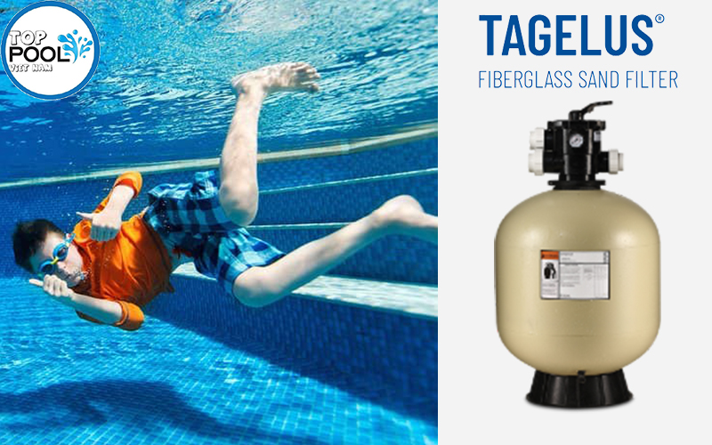 Bình lọc cát hồ bơi Pentair TA50D Bình lọc cát hồ bơi Pentair TA50D - Ảnh 2