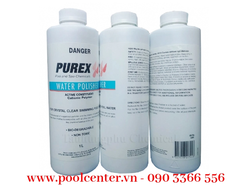 COMBO HÓA CHẤT XỬ LÍ NƯỚC HỒ BƠI PUREX CAO CẤP CHÍNH HÃNG COMBO HÓA CHẤT XỬ LÍ NƯỚC HỒ BƠI PUREX CAO CẤP CHÍNH HÃNG - Ảnh 4