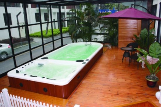 Bồn jacuzzi kết bơi thể thao dài 5.7 mét Bồn jacuzzi kết bơi thể thao dài 5.7 mét - Ảnh 2