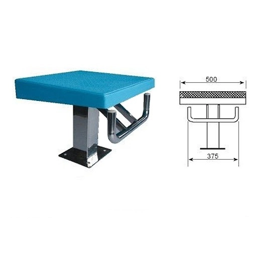 Bục xuất phát hồ bơi rộng 50 cm Bục xuất phát hồ bơi rộng 50 cm - Ảnh 3