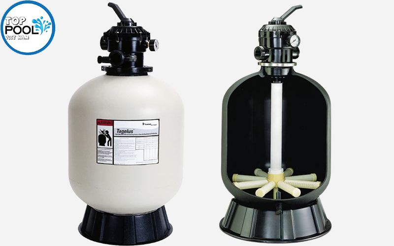 Bình lọc cát hồ bơi Pentair SD80 Bình lọc cát hồ bơi Pentair SD80 - Ảnh 4