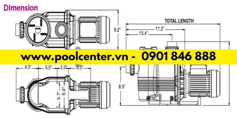 Máy bơm hồ bơi Waterco Hydrostorm Plus 2 HP giá tốt số #1 Máy bơm hồ bơi Waterco Hydrostorm Plus 2 HP giá tốt số #1 - Ảnh 3