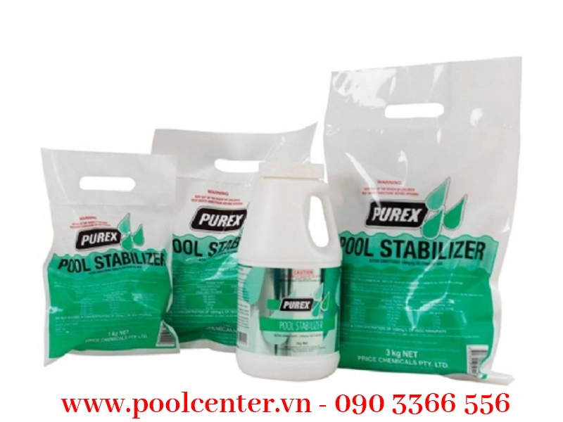 HÓA CHẤT ỔN ĐỊNH CHẤT LƯỢNG NƯỚC HỒ BƠI PUREX POOL STABILISER HÓA CHẤT ỔN ĐỊNH CHẤT LƯỢNG NƯỚC HỒ BƠI PUREX POOL STABILISER - Ảnh 2
