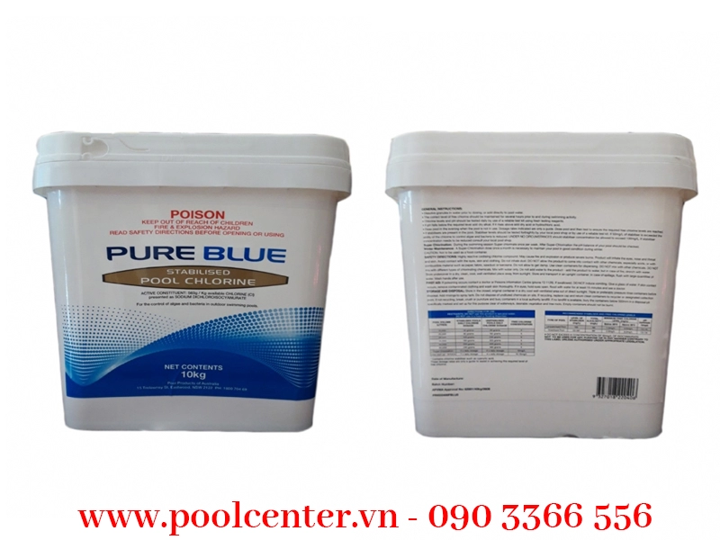 HÓA CHẤT XỬ LÝ NƯỚC HỒ BƠI STABILIZED CHLORINE - SDIC 56% HÓA CHẤT XỬ LÝ NƯỚC HỒ BƠI STABILIZED CHLORINE - SDIC 56% - Ảnh 3