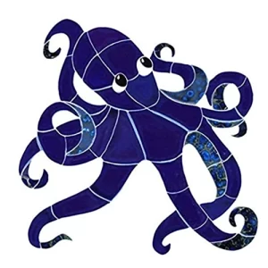 GẠCH MOSAIC HỒ BƠI HÌNH BẠCH TUỘC CAO CẤP