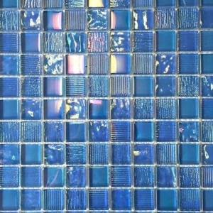 GẠCH MOSAIC KHẢM ÁNH KIM MÀU XANH
