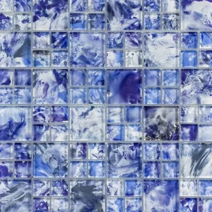GẠCH MOSAIC MÀU TRẮNG XANH