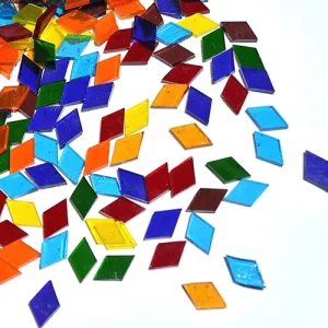 GẠCH MOSAIC ĐA SẮC NHIỀU HỌA TIẾT MÀU HỖN HỢP TRONG SUỐT