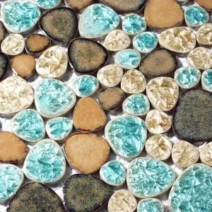 GẠCH MOSAIC SỨ NGHỆ THUẬT HỌA TIẾT SỎI ĐÁ