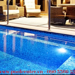 Alternative view of GẠCH MOSAIC KHẢM CÁ HEO HỒ BƠI