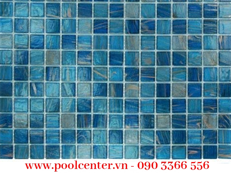 GẠCH MOSAIC THỦY TINH MÀU XANH PHA TRỘN GẠCH MOSAIC THỦY TINH MÀU XANH PHA TRỘN - Ảnh 3