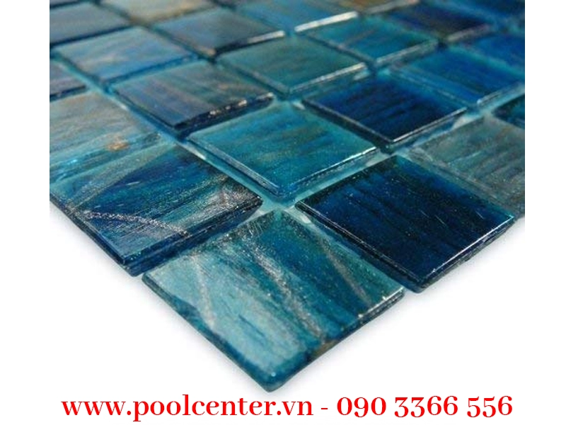 GẠCH MOSAIC THỦY TINH MÀU XANH PHA TRỘN GẠCH MOSAIC THỦY TINH MÀU XANH PHA TRỘN - Ảnh 4