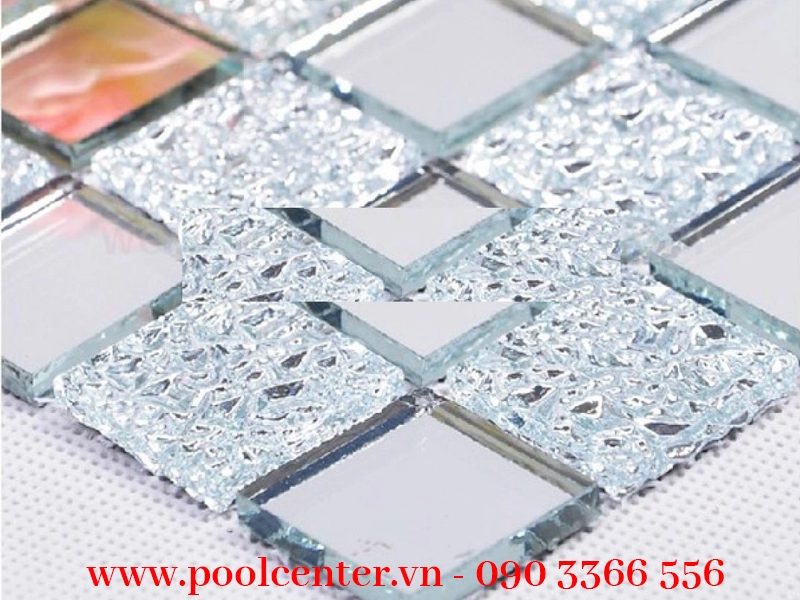 GẠCH MOSAIC THỦY TINH MÀU XANH PHA TRỘN GẠCH MOSAIC THỦY TINH MÀU XANH PHA TRỘN - Ảnh 2