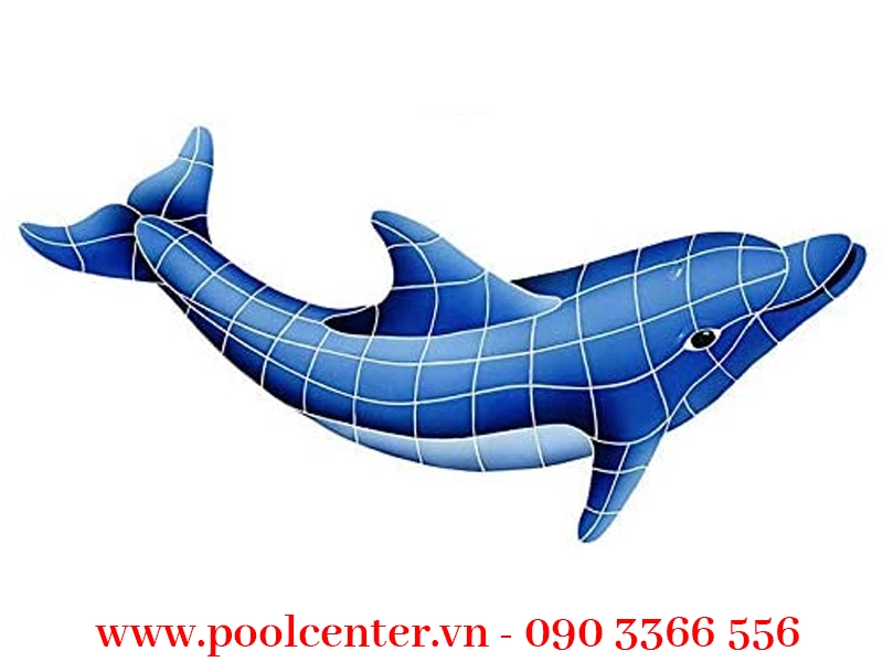 GẠCH MOSAIC KHẢM CÁ HEO HỒ BƠI GẠCH MOSAIC KHẢM CÁ HEO HỒ BƠI - Ảnh 4