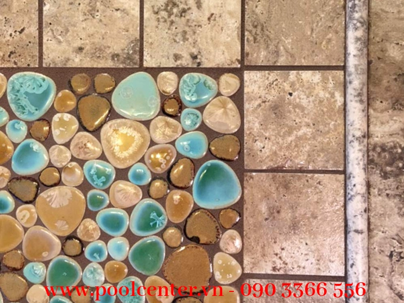 GẠCH MOSAIC SỨ NGHỆ THUẬT HỌA TIẾT SỎI ĐÁ GẠCH MOSAIC SỨ NGHỆ THUẬT HỌA TIẾT SỎI ĐÁ - Ảnh 4