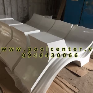 Alternative view of GIƯỜNG TẮM NẮNG COMPOSITE NGẬP NƯỚC NGOÀI TRỜI