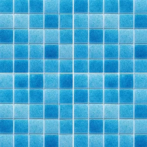 Gạch lát bể bơi Hisbalit HT-K màu xanh da trời mơ MAR