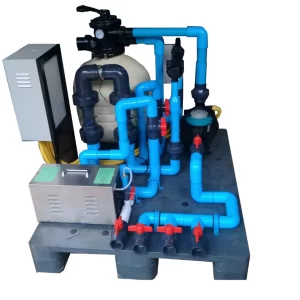Hệ thống hồ bơi bộ nước khoáng + Ozone+ UV lắp ráp sẵn