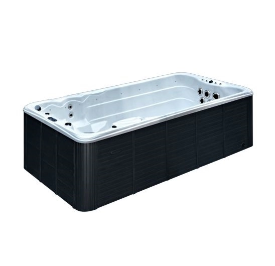 Hồ jacuzzi tích hợp bơi thể thao ngược dòng dài 4.3 mét Hồ jacuzzi tích hợp bơi thể thao ngược dòng dài 4.3 mét
