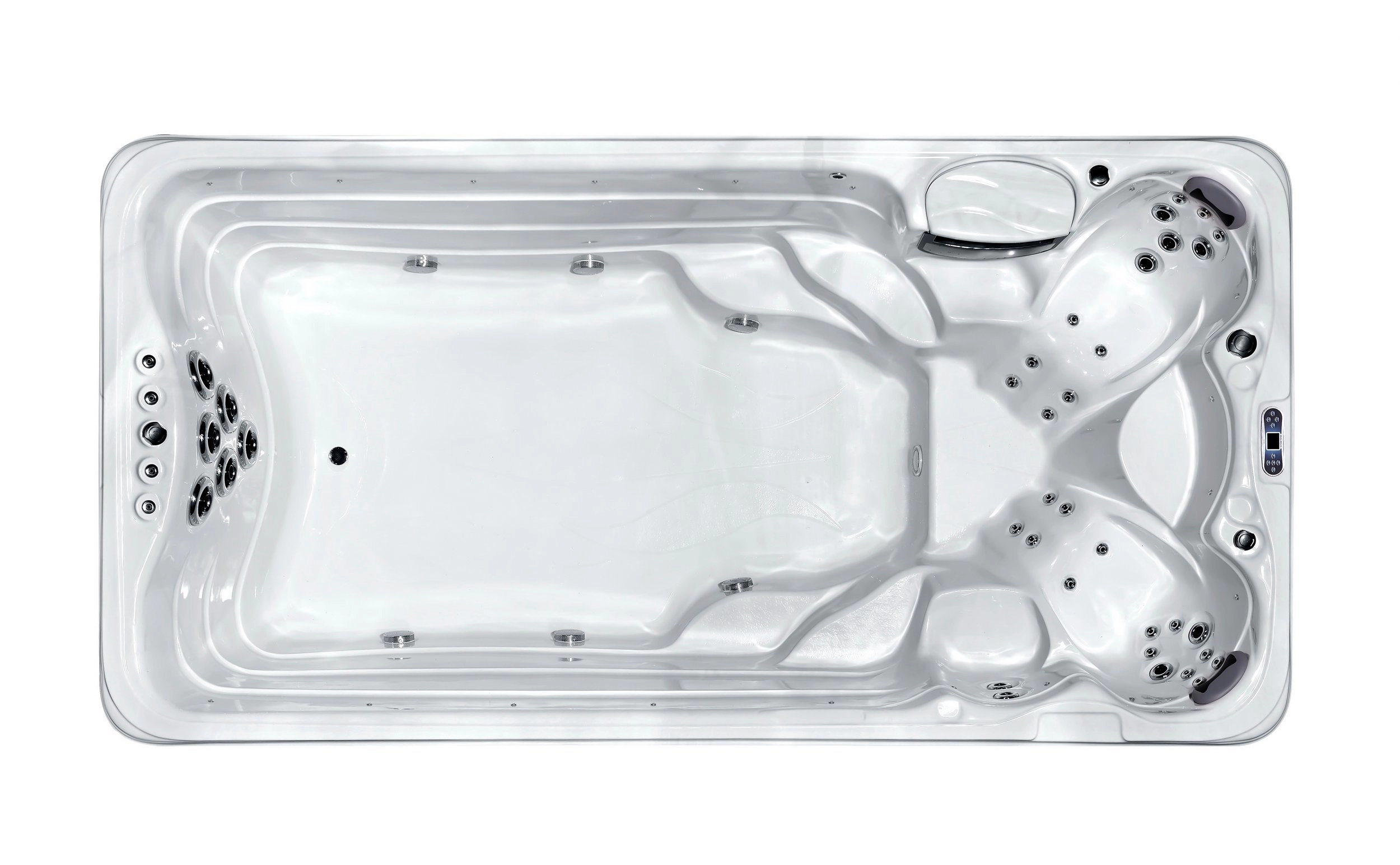 Hồ jacuzzi tích hợp bơi thể thao ngược dòng dài 4.3 mét Hồ jacuzzi tích hợp bơi thể thao ngược dòng dài 4.3 mét - Ảnh 3