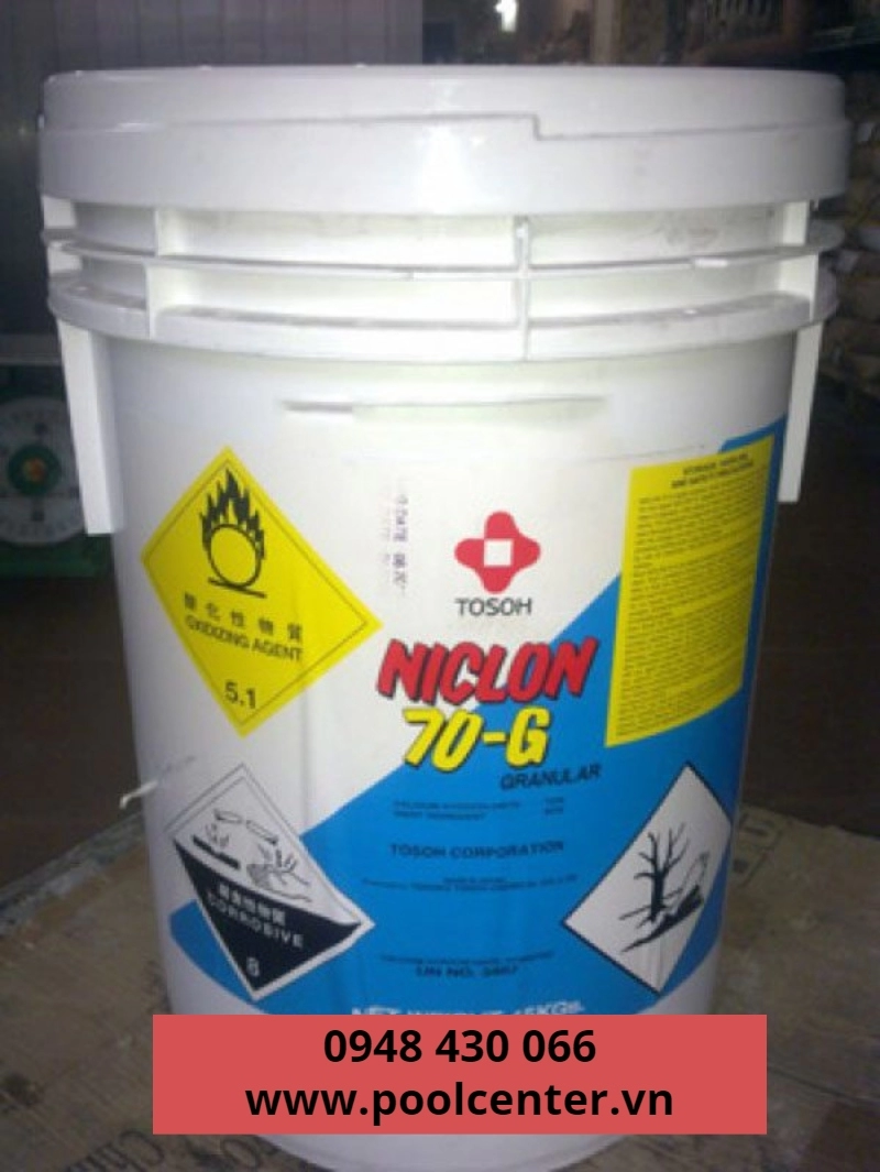 HÓA CHẤT DIỆT TẢO VÀ KHỬ TRÙNG NƯỚC NICLON 70 % ( NHẬT BẢN ) HÓA CHẤT DIỆT TẢO VÀ KHỬ TRÙNG NƯỚC NICLON 70 % ( NHẬT BẢN ) - Ảnh 3